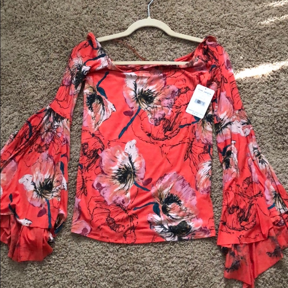Accepting offers! NEW free people off shoulder top - Picture 3 of 3
